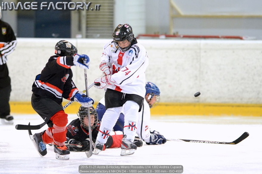 2015-11-21 Aosta B-Hockey Milano Rossoblu U14 1302 Andrea Cupaioli